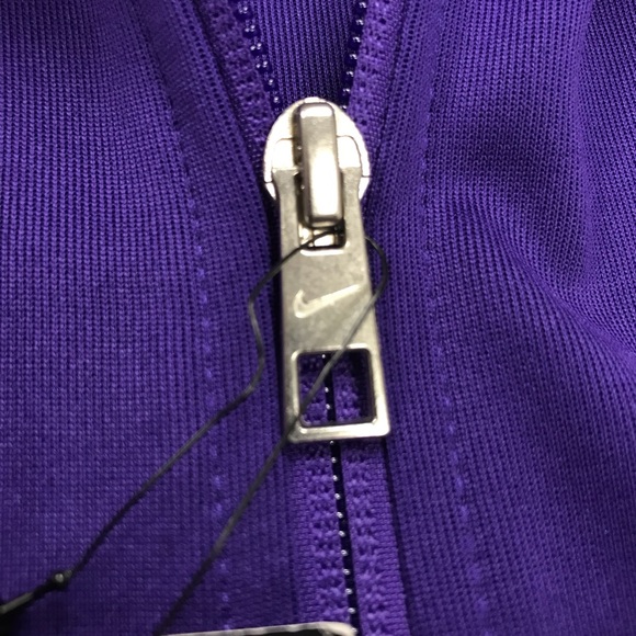 Vintage Nike Manchester City Warm up N98 Jacket Men Small MCFC Purple / Neon - Picture 6 of 6